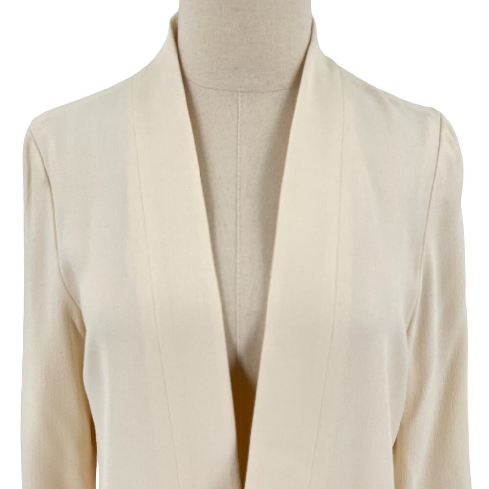 Sally Lapointe Womens Open Front Jacket Blazer 3/… - image 2